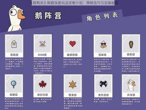 《鹅鸭杀》鹈鹕深度玩法攻略介绍：策略技巧与实操指南