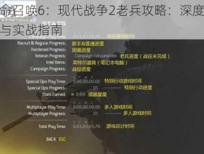 使命召唤6：现代战争2老兵攻略：深度解析与实战指南