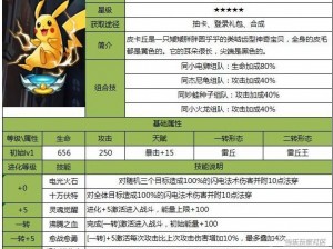 《去吧皮卡丘》攻略：小锯鳄获取全解析及技能详解