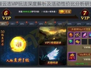 青云志VIP玩法深度解析及活动性价比分析研究