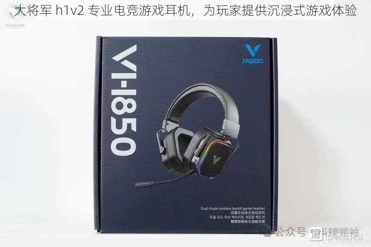 大将军 h1v2 专业电竞游戏耳机，为玩家提供沉浸式游戏体验