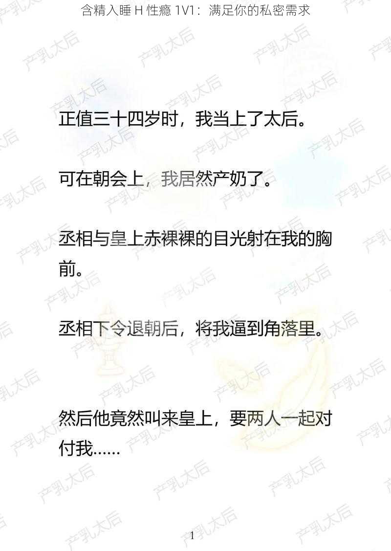 含精入睡 H 性瘾 1V1：满足你的私密需求