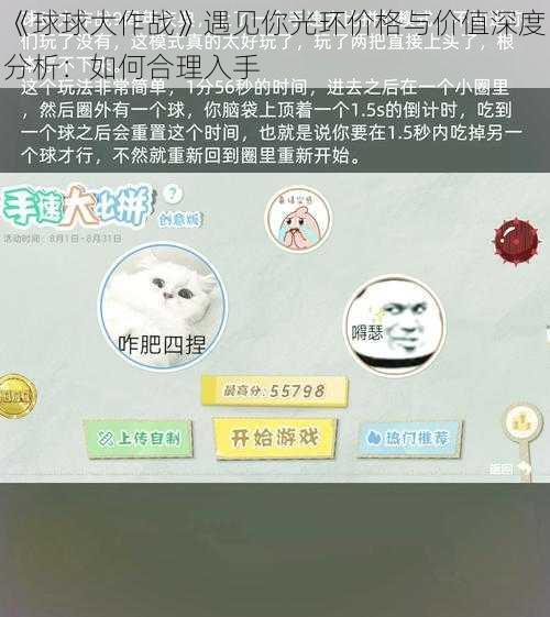 《球球大作战》遇见你光环价格与价值深度分析：如何合理入手