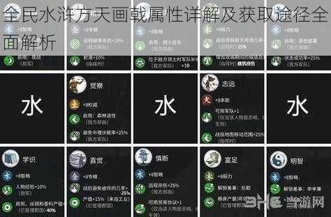 全民水浒方天画戟属性详解及获取途径全面解析