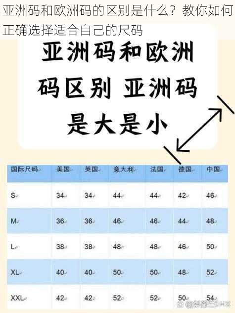 亚洲码和欧洲码的区别是什么？教你如何正确选择适合自己的尺码