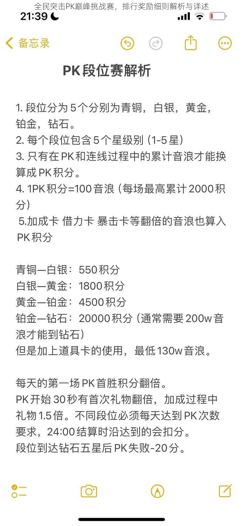 全民突击PK巅峰挑战赛，排行奖励细则解析与详述