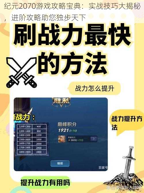 纪元2070游戏攻略宝典：实战技巧大揭秘，进阶攻略助您独步天下