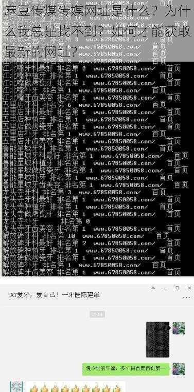 麻豆传煤传媒网址是什么？为什么我总是找不到？如何才能获取最新的网址？