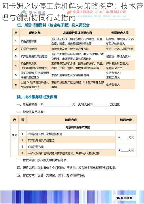 阿卡姆之城停工危机解决策略探究：技术管理与创新协同行动指南