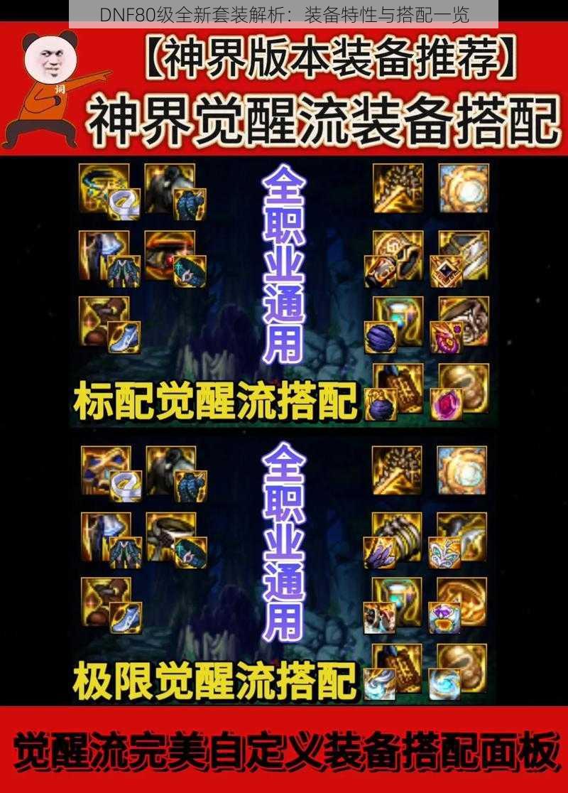 DNF80级全新套装解析：装备特性与搭配一览