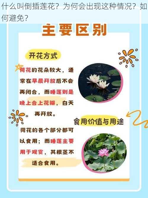 什么叫倒插莲花？为何会出现这种情况？如何避免？